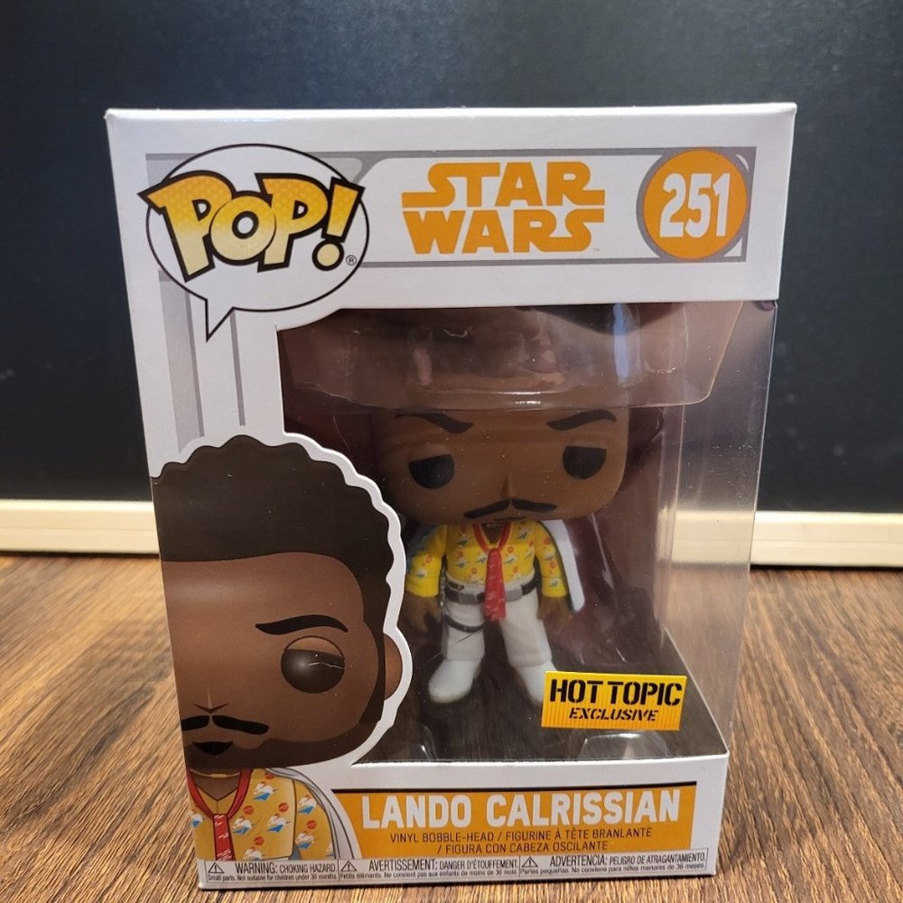 Star Wars Lando Calrissian (Solo Movie, White) Hot Topic Exclusive Funko Pop